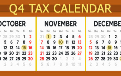 2021 Q4 tax calendar: Key deadlines for businesses and other employers