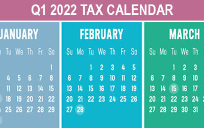 2022 Q1 tax calendar: Key deadlines for businesses and other employers