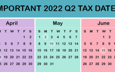 2022 Q2 tax calendar: Key deadlines for businesses and other employers